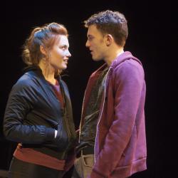 Katie Stahl and Liam Mulshine in Leper + Chip. Photo: Katie Reing.