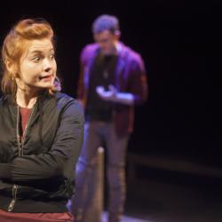 Katie Stahl and Liam Mulshine in Leper + Chip. Photo: Katie Reing.