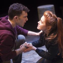 Katie Stahl and Liam Mulshine in Leper + Chip. Photo: Katie Reing.