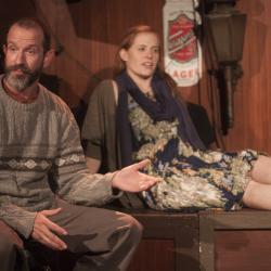 Charlie DelMarcelle and Rachael Brouder in Hooked! Photo: Katie Reing