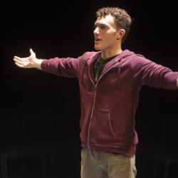 Liam Mulshine in Leper + Chip. Photo: Katie Reing.