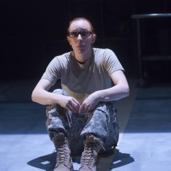 Isa St. Clair in The Radicalisation of Bradley Manning. Photo: Katie Reing