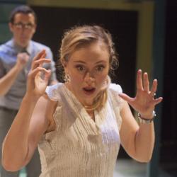 Emilie Krause and Adam Hammet in Radiant Vermin. Photo: Katie Reing 