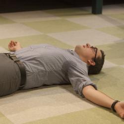 Adam Hammet in Radiant Vermin. Photo: Katie Reing 