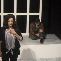 Samy el-Noury and Felicia Leicht in Swallow. Photo: Katie Reing.