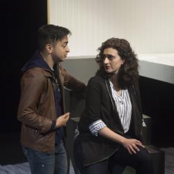 Samy el-Noury and Felicia Leicht in Swallow. Photo: Katie Reing.