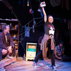Claris Park and Doug Durlacher in The Monster in the Hall. Photo: Benjamin MacMaster