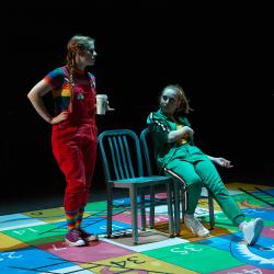Ruby Wolf and Rachel Brodeur in Box Clever. Photo: Plate 3 Photography