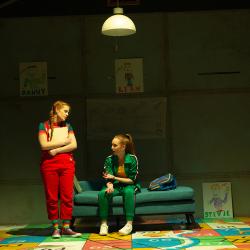 Ruby Wolf and Rachel Brodeur in Box Clever. Photo: Plate 3 Photography