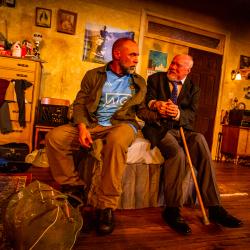 Andrew Criss and Michael Toner in a production image for The Night Alive. Photo: Ashley Smith of Wide Eyed Studios.