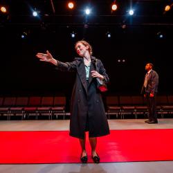 Alice Yorke and Walter DeShields in Once Upon a Bridge