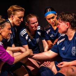 Asha Bagal Kelly, Leanna Doyle, K. O'Rourke, V. Sterling, Page Whitman; Photo by Ashley Smith of Wide Eyed Studios