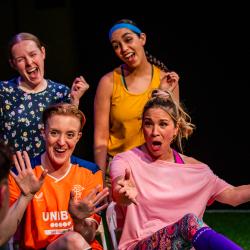 Asha Bagal Kelly, Leanna Doyle, K. O'Rourke, V. Sterling; Photo by Ashley Smith of Wide Eyed Studios
