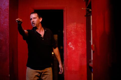 Charlie DelMarcelle in <em>Crazy Gary's Mobile Disco</em> Photo: J.J. Tiziou