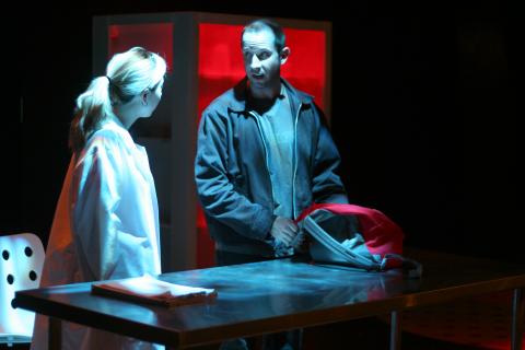 Melissa Lynch and Charlie DelMarcelle in <em>Skin Deep</em> Photo: Katie Reing