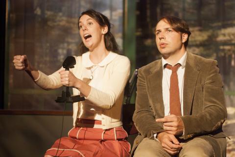 Clare Mahoney and Adam Altman in Blink. Photo: Katie Reing