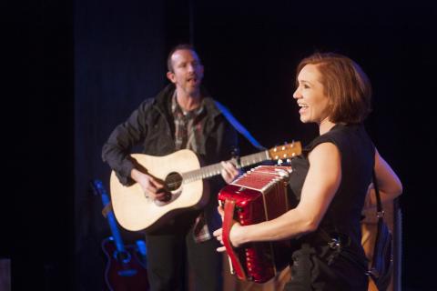 Charlie DelMarcelle and Liz Filios in Midsummer (A Play With Songs). Photo: Katie Reing