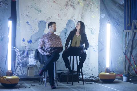 Tim Dugan and Corinna Burns in Long Live the Little Knife Photo: Katie Reing